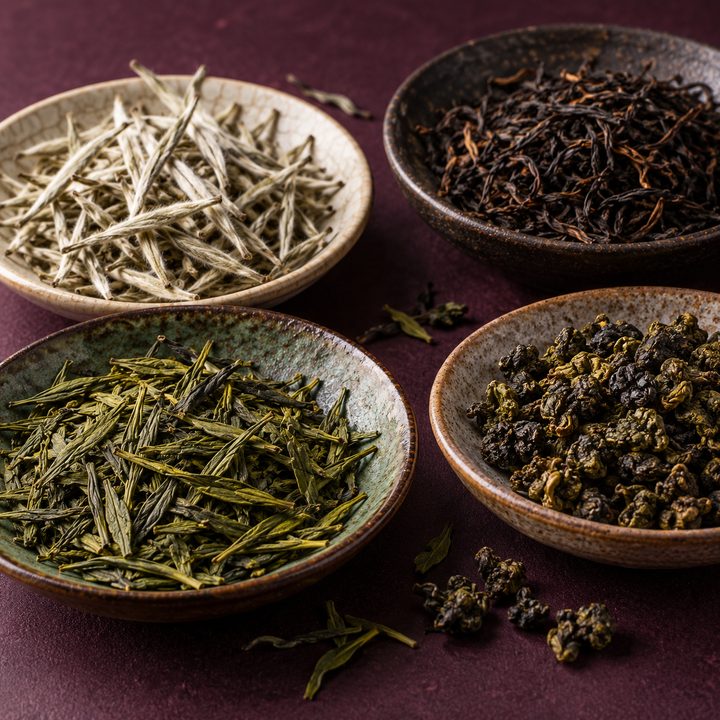 Representative loose tea leaves
